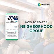 How to start a neighborhood group with group communication app