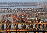 Ritual of Bathing in Sangam on Basant Panchami