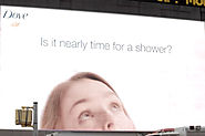 Dove's Smart Billboard Turns a Rainy Day Into a Gigantic Times Square Shower
