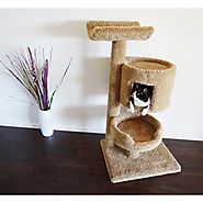 New Cat Condos Premier Cat Bungalow Cat Tree | Overstock.com Shopping - The Best Deals on Cat Furniture