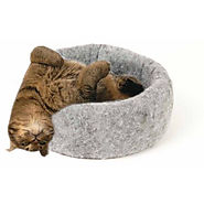 Mysterious Kuddle Kup Cat Bed, Charcoal