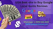 Website at https://usaboostsocial.com/product/buy-google-local-guide-reviews/