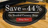 Save up to 44% on Braided Country Rugs
