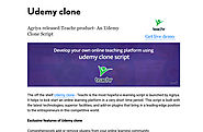 ‘Udemy clone script - Teachr’ by kathreen | Readymag