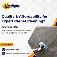 Professional Carpet Cleaning in Santa Maria CA
