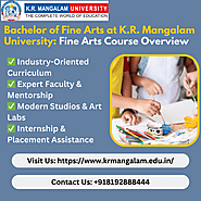 Bachelor of Fine Arts at K.R. Mangalam University: Fine Arts Course Overview