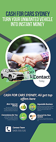 Cash For Cars Sydney – Turn Your Unwanted Vehicle into Instant Money