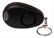 Vigilant 130dB Personal Alarm with LED Light (PPS22BL Black), Rape Attack Defense Alarm with Included Batteries and G...