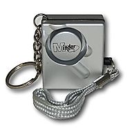 Silver Mini Minder Loud Personal Staff Panic Rape Attack Safety Security Alarm 140db - Secured by Design Approved (UK...