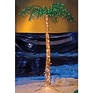 7 Foot Artificial Lighted Palm Tree