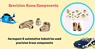 Metal stamping process is used to make precision brass components