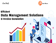 Efficient Data Management Solutions & Invoice Generation