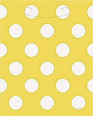 Yellow Dots Party Bags