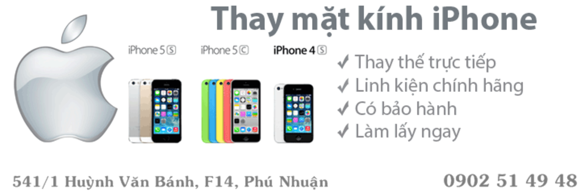 Headline for Thay màn hình iphone 4, 5, 6 lấy liền