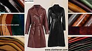 Custom Leather Trench Coat Womens - Clothever