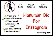 550+ Hanuman Bio For Instagram | Hanuman Ji Instagram Bio Ideas