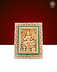 Beautiful Goddess Lakshmi Wall Hanging Frame