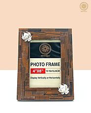 Natural Tiger Eye Photo Frame Stand