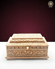 Hand Carved Resin Jewelry Box