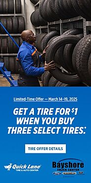 Buy 3 Tires, Get 1 for $1 – Limited Time!