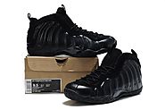 Cheap Fashion Nike Air Foamposite All Black Sneakers Online For Men in 53858