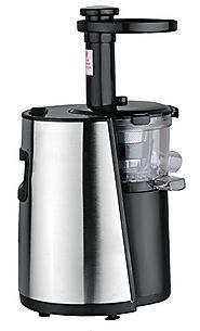 Chef's Star Slow Masticating Juicer - Stainless Steel / Black