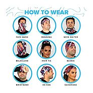 Pull-over Face Scarf Mask Bandanas with Multiple Uses: Chic & Adaptable Designs