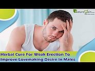 Herbal Cure For Weak Erection To Improve Lovemaking Desire In Males