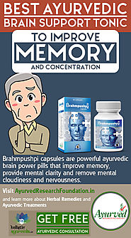 Ayurvedic Brain Power Capsules, Best Herbal Memory Enhancer Pills