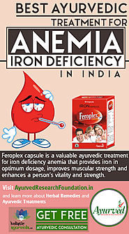 Best Ayurvedic Treatment for Anemia, Iron Deficiency in India