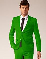 Mens Green Suit Jacket