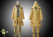 Naruto Uzumaki Tailed Beast Mode Cosplay Costume Cloak