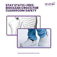 Stay Static-Free: BioClean Crocs for Cleanroom Safety