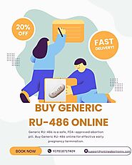 Buy Generic RU-486 Online for Safe Abortion at home