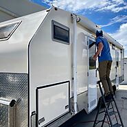 Cleaning of Mouldy Caravan Roof | Car Detailing Coorparoo