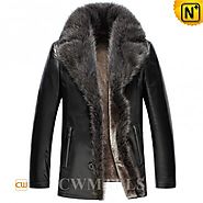 CWMALLS® 2in1 Shearling Coat with Fur CW857366
