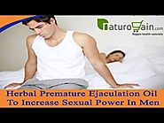 Herbal Premature Ejaculation Oil To Increase Sexual Power In Men