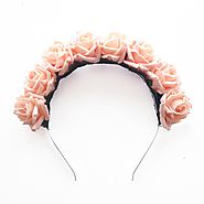 Lotta Rosie Headband - Peach