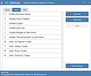 Bloat Fixes for Windows 11 - CL Debloat KB