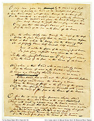 The original poem used for the National Anthem