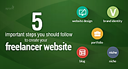 5 important steps you should follow to create your freelancer website
