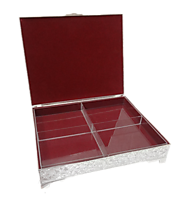 Buy Gifts Online India Dry Fruit Box with 4-Partitions