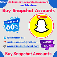 Buy Snapchat Accounts - Verified, Aged, and Secure