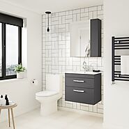 Stylish Wall Hung Vanity Unit with Bathroom4less