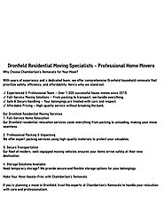 Dronfield Residential Moving Specialists Infographic