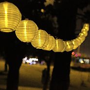 solar powered hanging lanterns