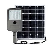 LED Solar Street Light Set 60W Solar Panel 6000K, 7,200LM