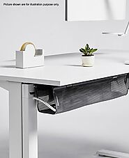Buy NeatTech Large Grey Basket Grey Trim (Long) | Power Cable Organiser