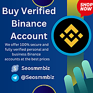 Website at https://seosmmbiz.com/product/buy-verified-binance-account/