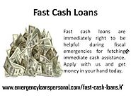 Fast Cash Loans - Speedy Money For Unforeseen Expenses